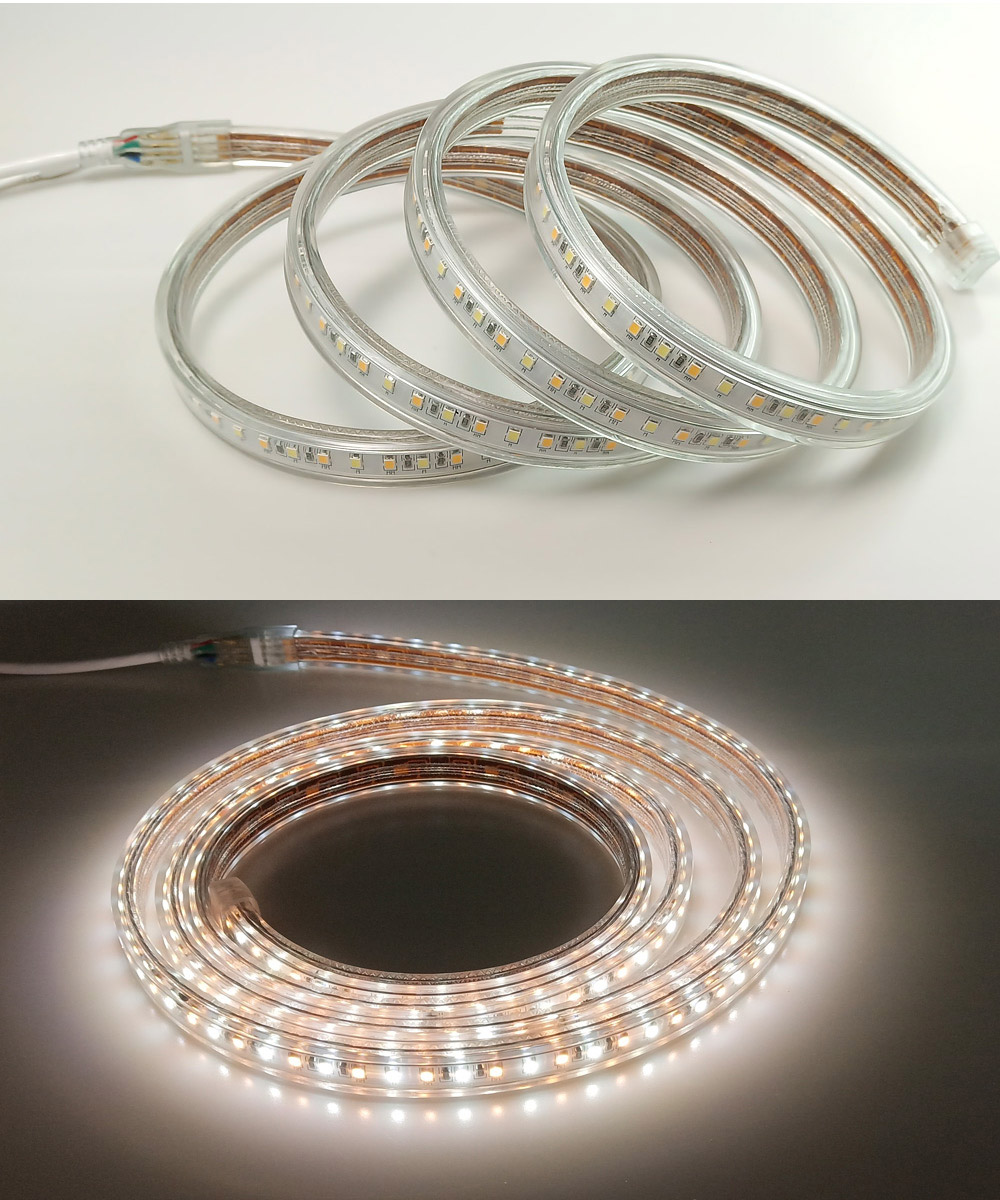 2835 CCT Turnable 110V-240V AC Strip – LED Strip Factory Neon Strip ...